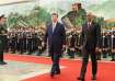 Chinese President Xi Jinping with Maldivian President Mohamed Muizzu