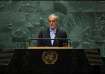 Iran's President Masoud Pezeshkian addresses the 79th