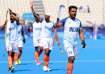 Indian hockey team.