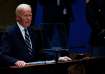 President Joe Biden addresses the 79th United Nations General Assembly at U.N. headquarters in New Y