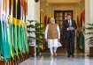 Prime Minister Narendra Modi and Jamaican PM Andrew Holness