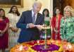 Joe Biden lit the formal diya at the White House (File pic)