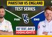 Pakistan vs England 1st Test.