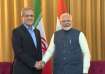 PM Modi holds a bilateral meeting with Iranian President Masoud Pezeshkian, in Kazan on the sideline