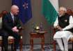 PM Modi with his New Zealand counterpart Christopher Luxon