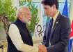 PM Narendra Modi with Canadian PM Justin Trudeau at the G7 Summit.