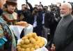 Prime Minister Narendra Modi attends a welcoming ceremony at Kazan Airport upon his arrival to parti