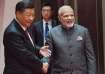 Prime Minister Narendra Modi meeting the President of the Peoples Republic of China, Xi Jinping, on 