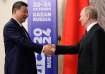 Russian President Vladimir Putin meets with Chinese President Xi Jinping in Kazan