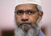 Controversial Islamic preacher Zakir Naik.