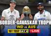 India vs Australia 1st Test Day 4 Live Score.