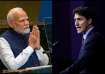 Prime Minister Narendra Modi and Canadian PM Justin Trudeau.