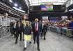 The then-US President Donald Trump and Prime Minister Modi in Texas.