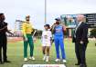 Suryakumar Yadav and Aiden Markram at toss.