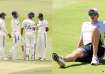 Team India's bowling coach Morne Morkel looks on as players participate in match simulation at the W