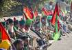 Protesting farmers on the 'Delhi Chalo' march were stopped at the Shambhu border as police officials