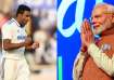 Ravichandran Ashwin and Prime Minister Narendra Modi.