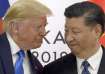 Donald Trump with Chinese President Xi Jinping on the