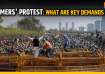 The farmers are protesting to demand fair compensation and benefits under the new agricultural laws.