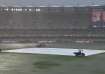 Rain pelted down at the Gabba in Brisbane on Day 1 of the