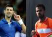 Novak Djokovic and Sumit Nagal at Australian Open 2024