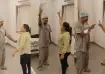 Vinod Kambli shows his dancing moves in the hospital.