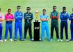 Captains of all teams competing in the U19 Asia Cup.