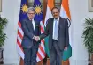 Ajit Doval with Director General of the National Security Council of Malaysia, Raja Dato Nushirwan i