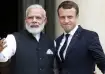 PM Modi with French President Emmanuel Macron