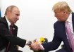 Russian President Vladimir Putin with US President Donald Trump