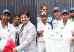 Wriddhiman Saha getting felicitated by CAB.