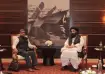 Indian Foreign Secretary with Taliban's acting Foreign Minister