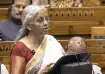 Nirmala Sitharaman presents Budget 2025. 