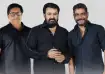 Mohanlal, Jeethu Joseph and Antony Perumbavoor.