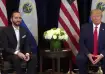 El Salvador's President Nayib Bukele and US President