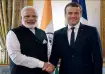 PM Modi with Emmanuel Macron