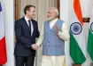 PM Modi with Emmanuel Macron