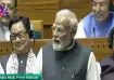 Prime Minister Narendra Modi in Lok Sabha.