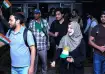Evacuees from Iran return to India. 