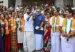 Rajeev Chandrasekhar campaigns in Kerala. 