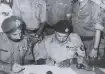 Pakistan's Lieutenant General Niazi signing the Instrument