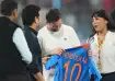 Sachin Tendulkar gifted Lionel Messi with his India jersey.