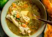 Chicken and garlic soup