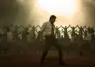 A still of Thalapathy Vijay dancing to the song Oru Pere Varalaaru from Jana Nayagan