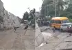 Kollam highway retaining wall collapses