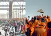 Devotees take holy dip at Sangam during Magh Mela in Prayagraj