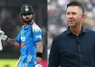 Virat Kohli and Ricky Ponting.