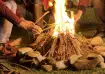 Bhogi 2026 bonfire ritual marking the start of Pongal celebrations in South India