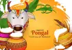 Pongal wishes images in Tamil with Iniya Pongal
