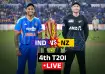 IND vs NZ 4th T20I Live.
